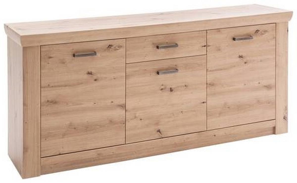 Sideboard 183 Cm Meran Eichefarben - Eichefarben, Design, Holzwerkstoff (183/84/45cm) - Livetastic