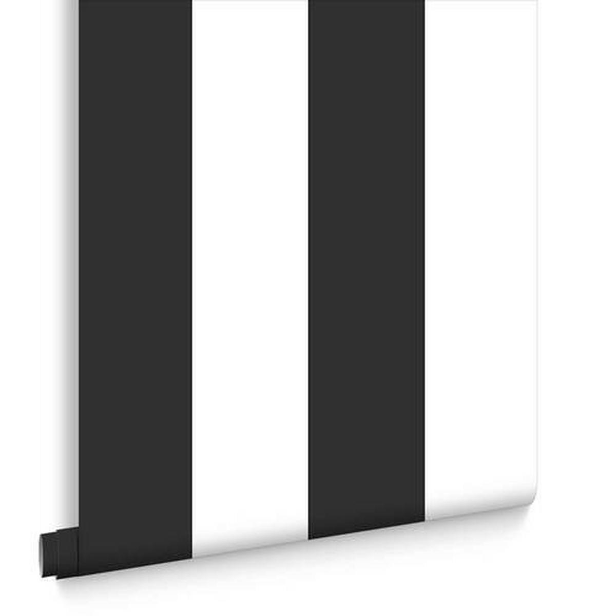 Vliestapete 32-851 - Schwarz/Weiß, Basics, Papier/Kunststoff (52/1000cm)
