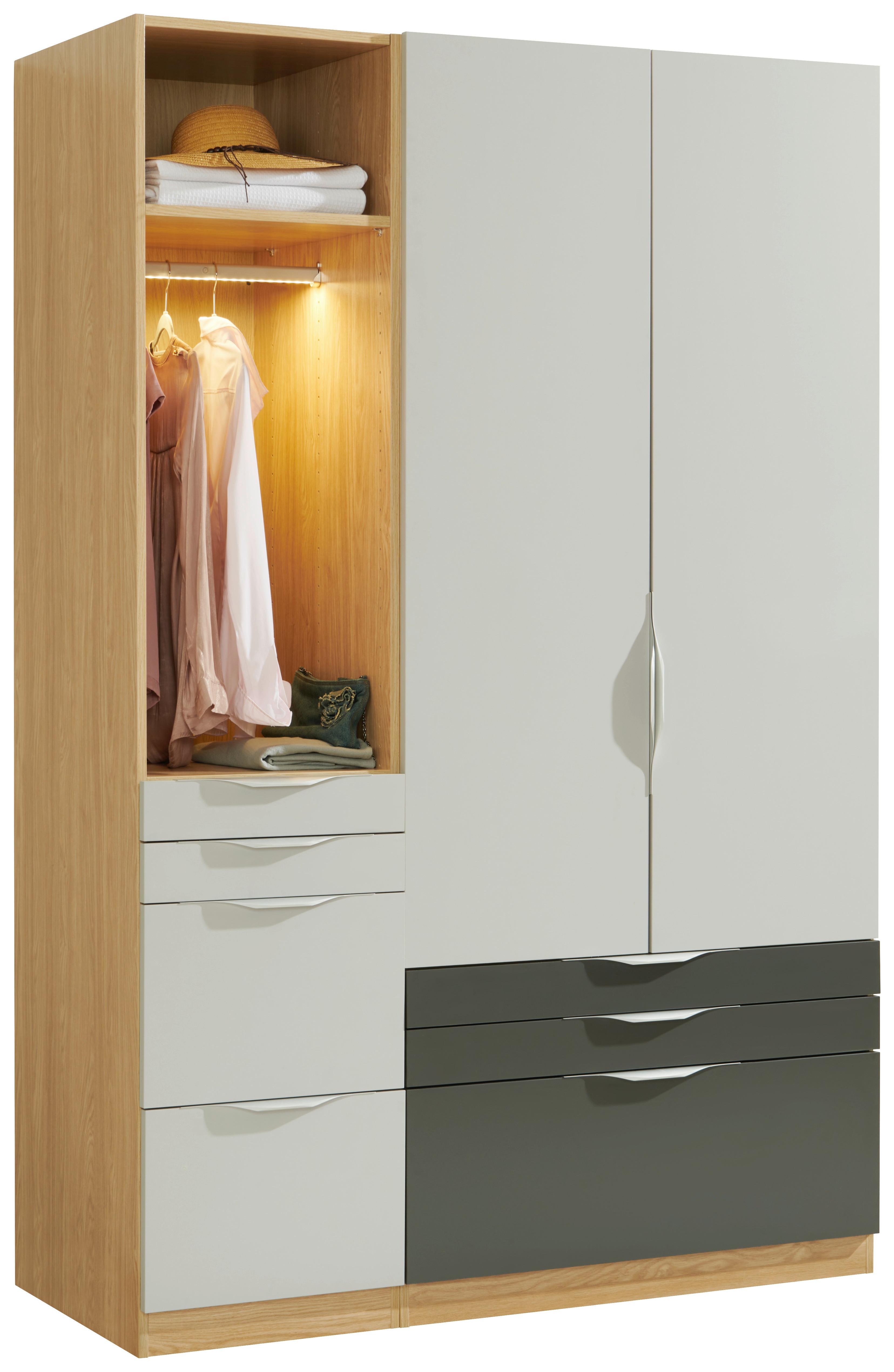 Kleiderschrank Unit 3trg, Normalhöhe - KONVENTIONELL (182,2/242,2/58,3cm) - Ondega