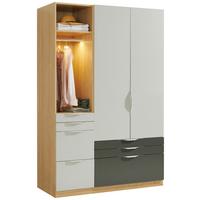 Kleiderschrank Unit 3trg, Normalhöhe - KONVENTIONELL (182,2/242,2/58,3cm) - Ondega