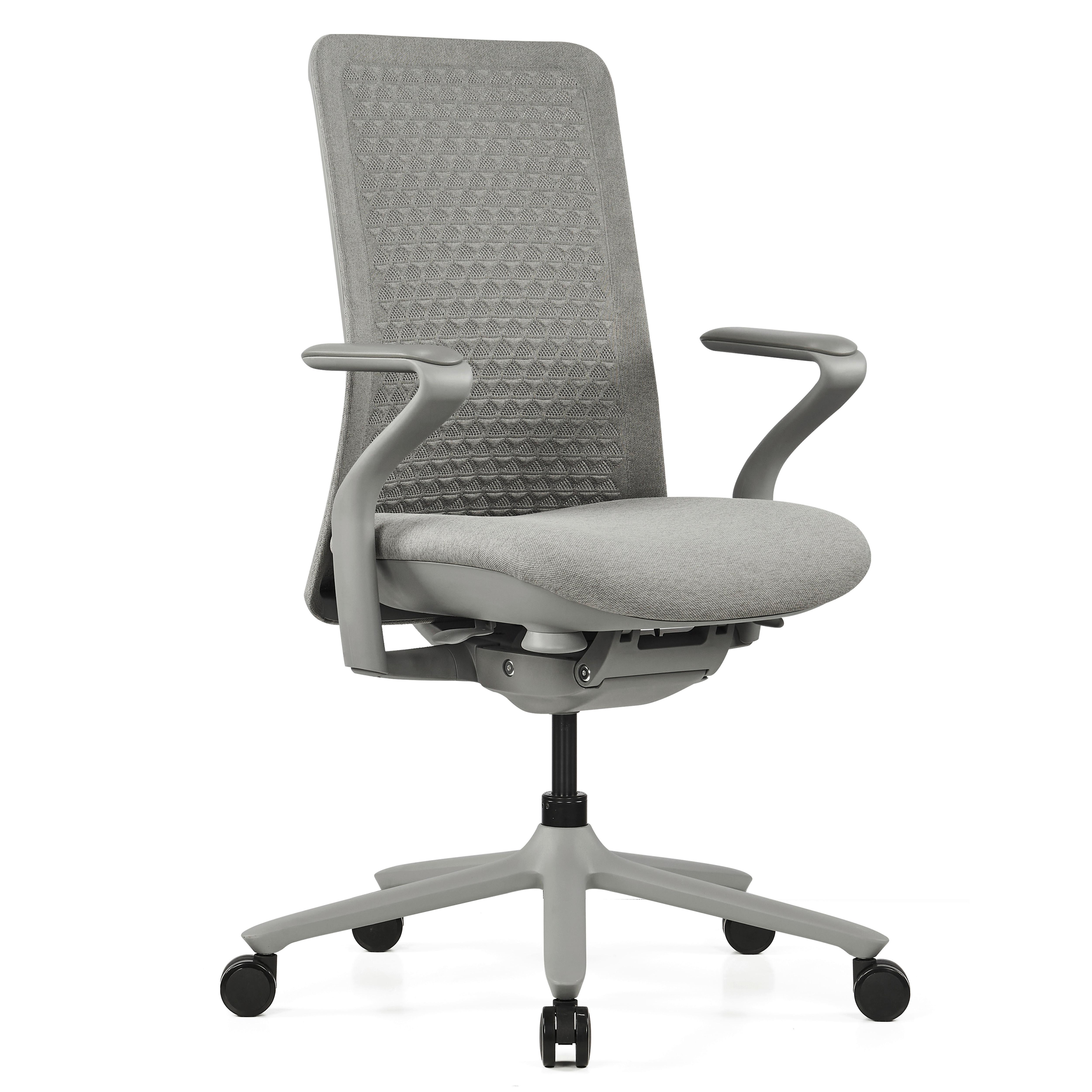DREHSTUHL Vervio Grau B: 63cm - Grau, MODERN, Kunststoff/Textil (63/111/67cm) - MID.YOU