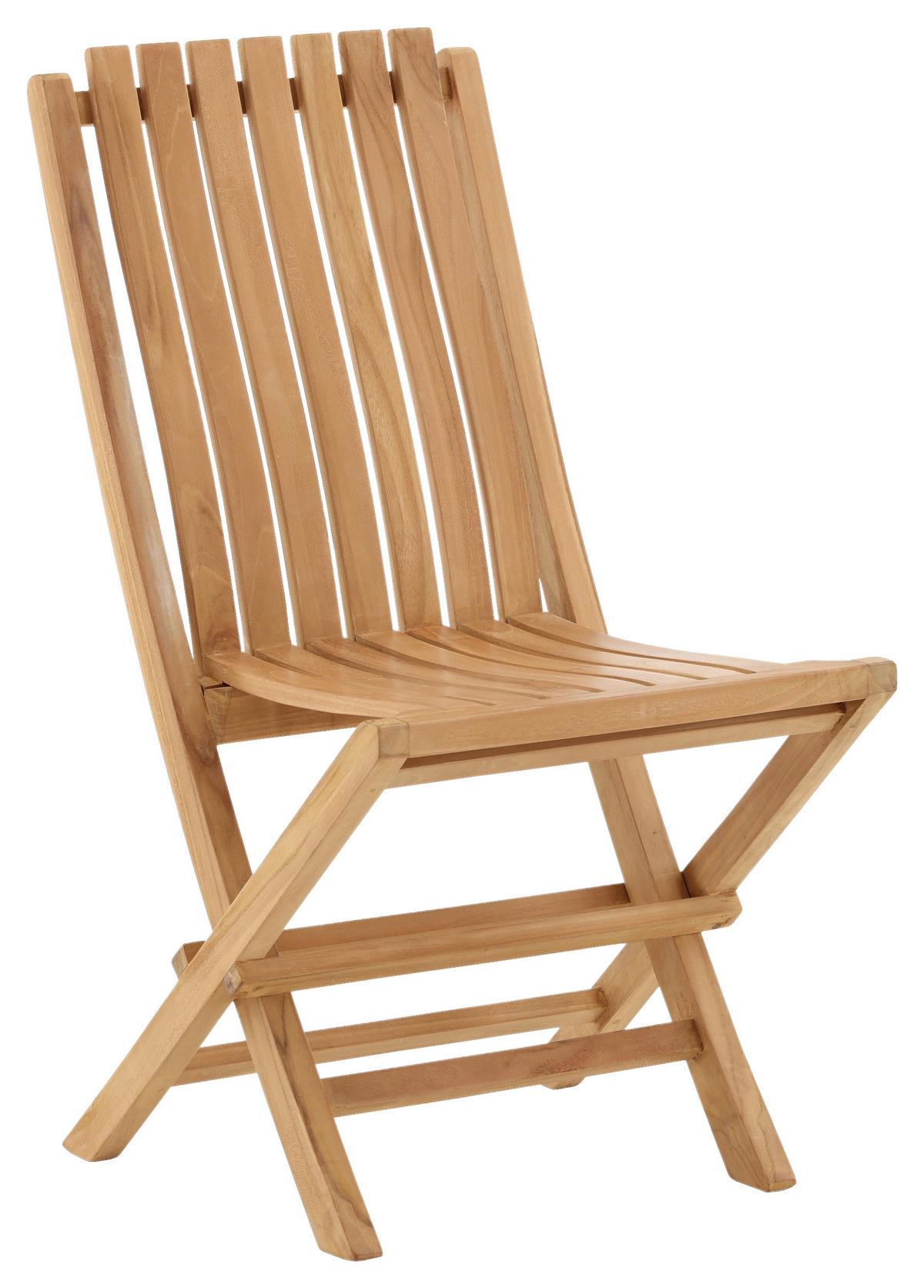 Gartensessel Klappbar Ghana Holz - Teakfarben, KONVENTIONELL, Holz (43/98/47cm) - Gardenson