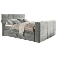 Boxspringbett Mit Bettkasten 180x200 Denver - Schlammfarben, KONVENTIONELL, Textil (180/200cm) - Carryhome