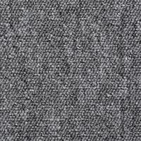 Teppichfliese Hellgrau Sparkle 50x50cm Florhöhe 3,5mm - Hellgrau, Basics, Textil (50/50cm)