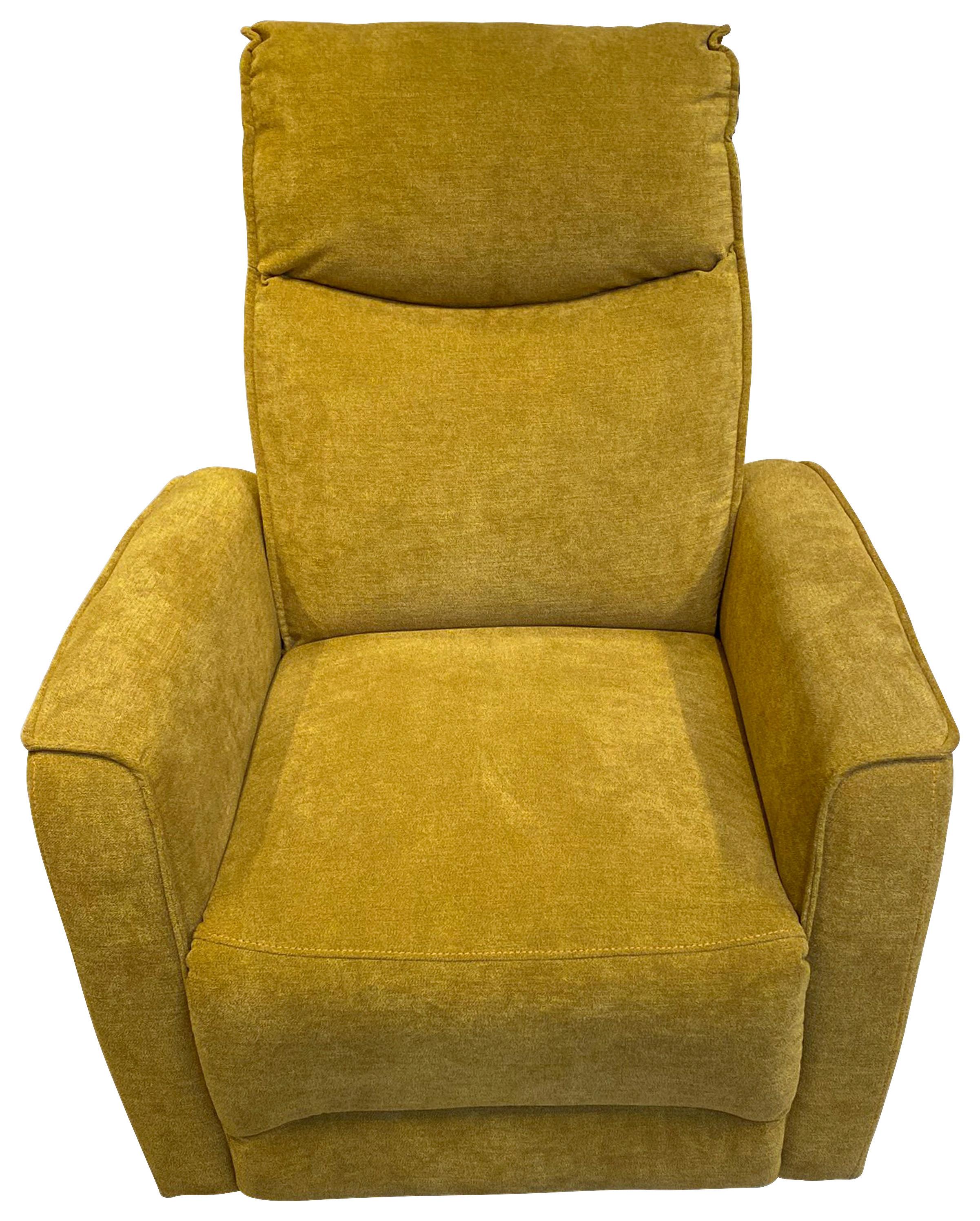 Tv-fotel "leon" Leon - Sárga, konvencionális, Fa/Textil (80/102/96cm) - Ondega