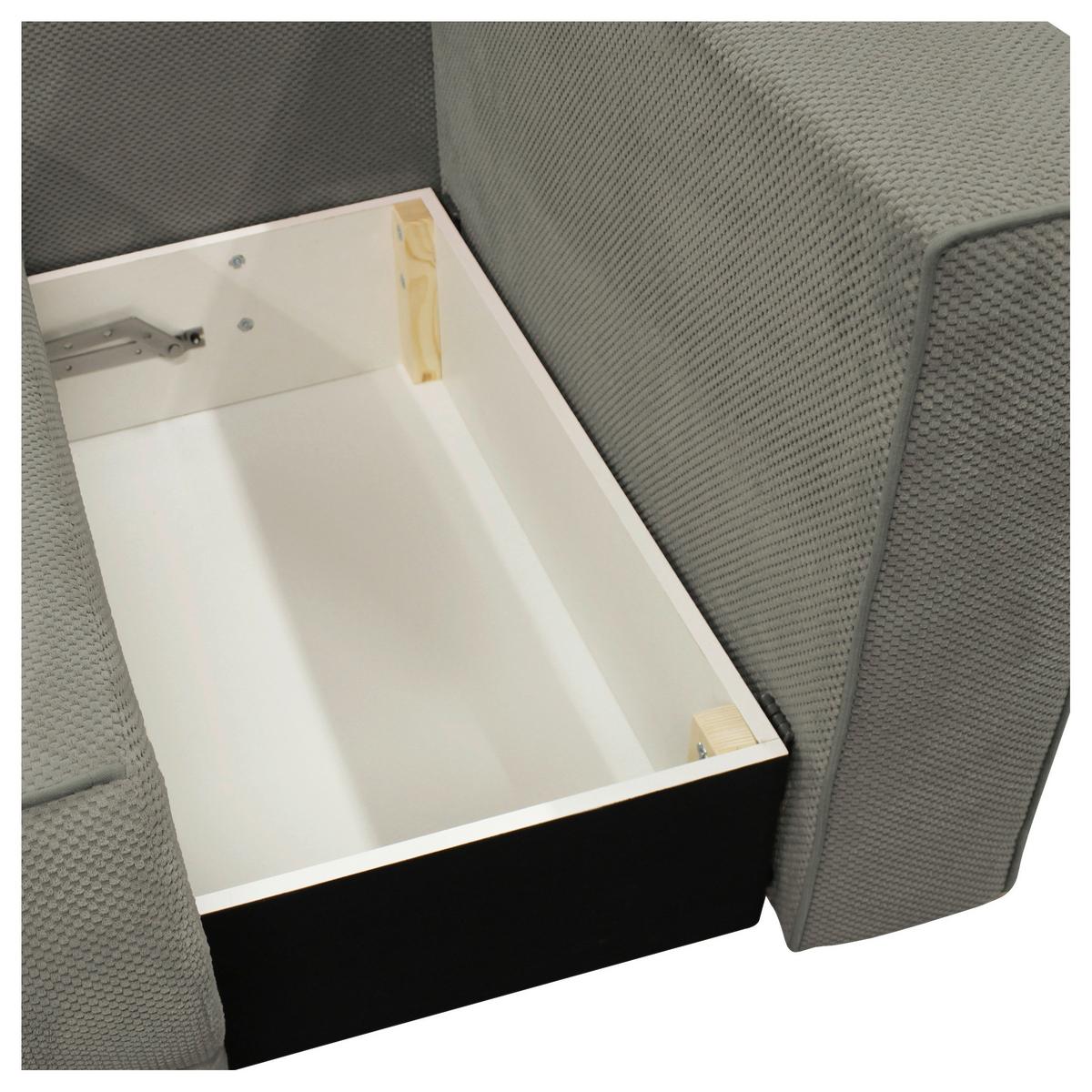 Récamiere Iga Re Dunkelgrau B: 168 cm - Dunkelgrau/Rosa, Design, Textil (168/73/99cm) - MID.YOU