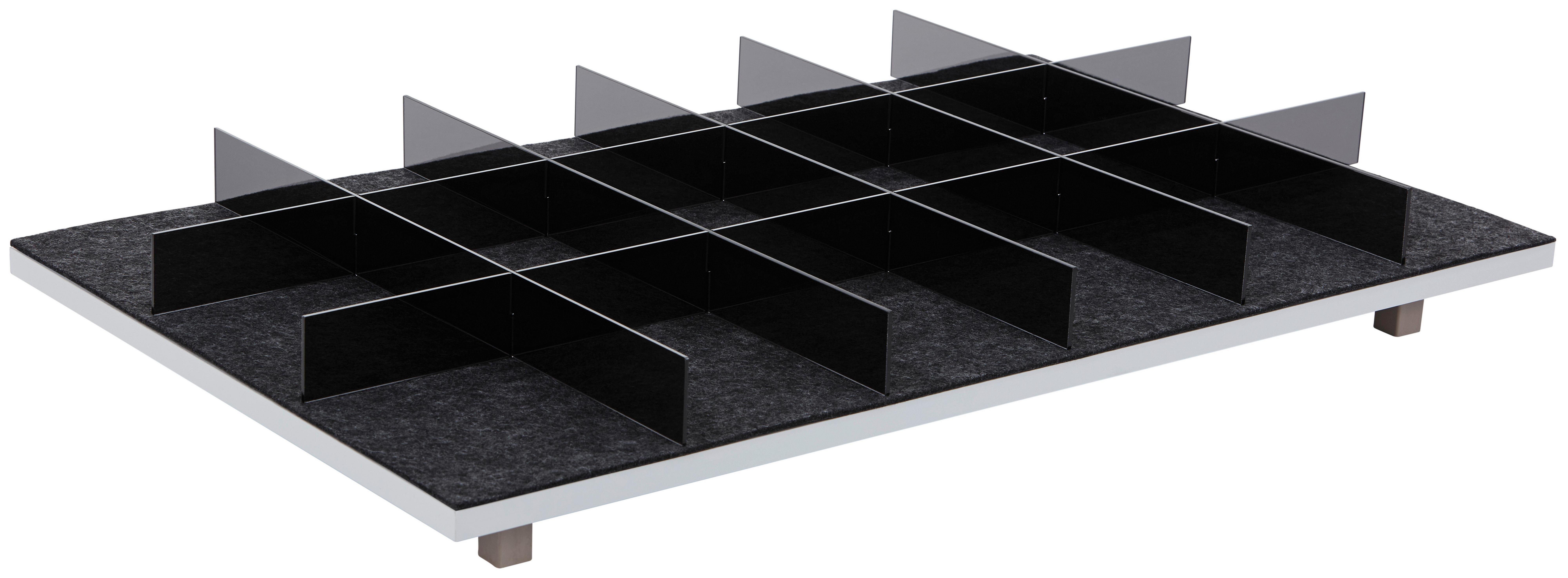 VNITŘNÍ ZÁSUVKY UNIT - antracitová, Moderní, plast (77,7/40,9/4,4acm) - Ondega