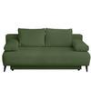 Schlafsofa Time Grün, B: 200 cm - Grün, Trend, Holz/Kunststoff (200/88/100cm)