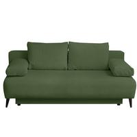 Schlafsofa Time Grün, B: 200 cm - Grün, Trend, Holz/Kunststoff (200/88/100cm)