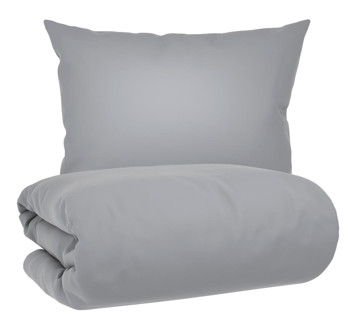 POSTEĽNÁ BIELIZEŇ XENIA UNI - strieborná, Modern, textil (140/200cm) - Premium Living