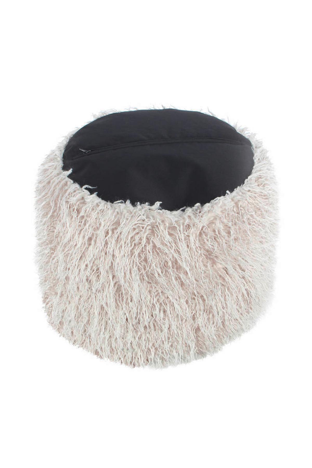 Pouf Kunststoff Hellgrau Dxh: 45x38 Cm - Hellgrau, Basics, Kunststoff (45/38/45cm) - Kayoom