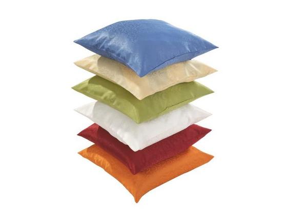 Párnahuzat Curl - sárga/borvörös, konvencionális, textil (50/50cm) - OMBRA Párnahuzat Curl - sárga/borvörös, konvencionális, textil (50/50cm) - OMBRA