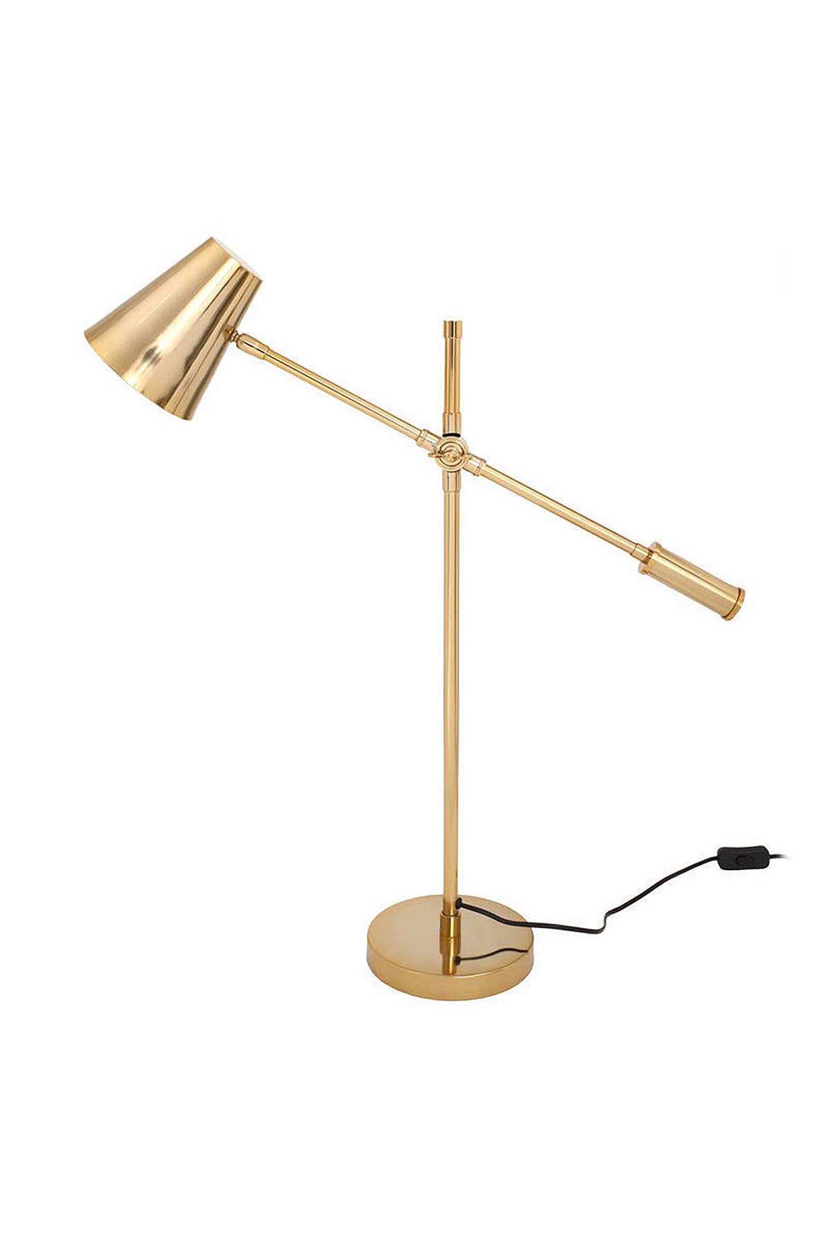 Tischlampe Celeste Goldfarben - Trend (68/18/74cm) - Kayoom