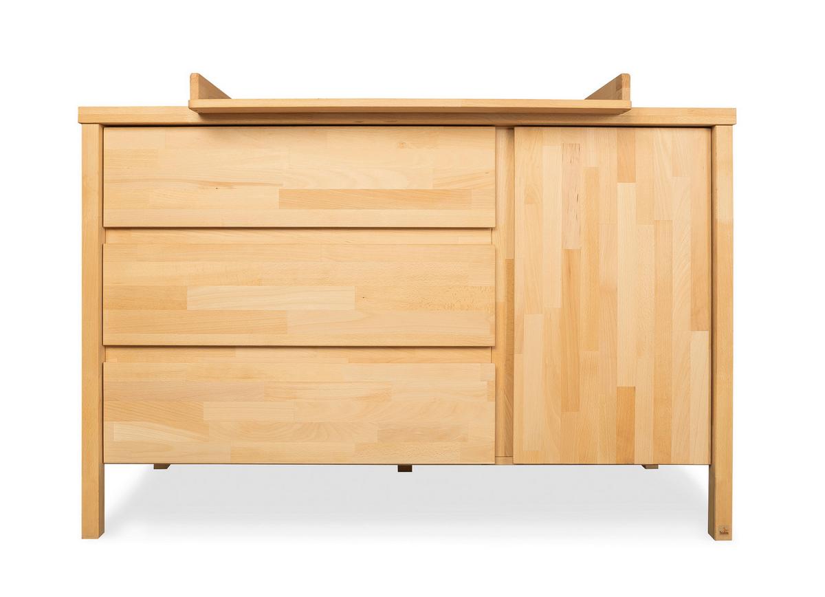 Wickelkommode Buche - Buchefarben, Natur, Holz (141/100/76cm) - Pinolino