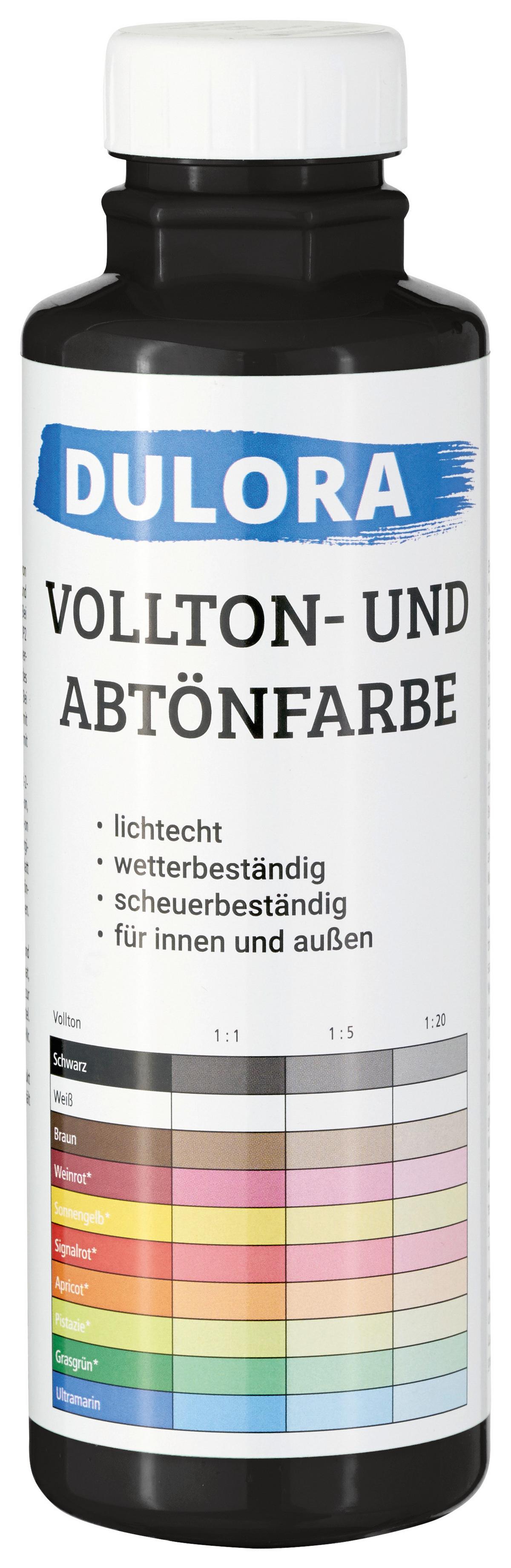Abtönfarbe Schwarz 500 Ml Für 3 M2 Dispersionsfarbe - Schwarz, Basics (0,5l) - Dulora