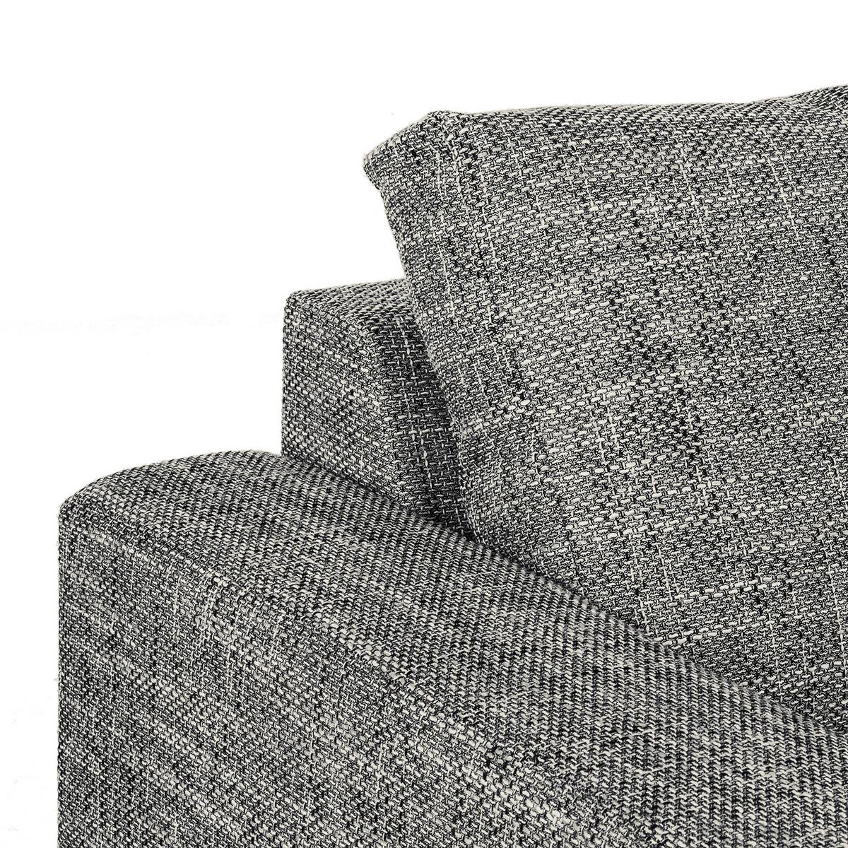 Ecksofa Grenwood Grau B: 144x200 Cm - Chromfarben/Grau, Design, Textil (144/200cm) - MID.YOU