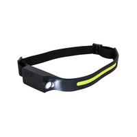 ČELOVÁ LAMPA STIRNI -KMA- - čierna, Modern, plast (29/2/3,3cm) - Mömax