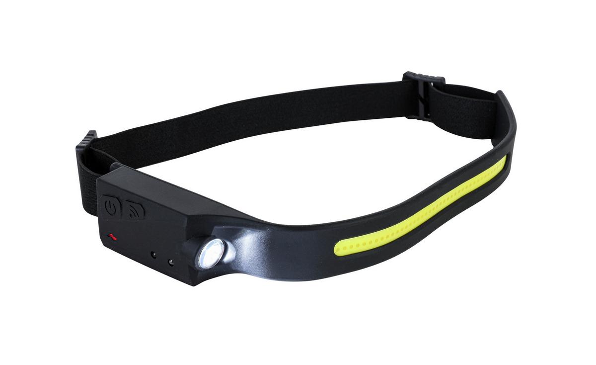 ČELOVÁ LAMPA STIRNI -KMA- - čierna, Modern, plast (29/2/3,3cm) - Mömax