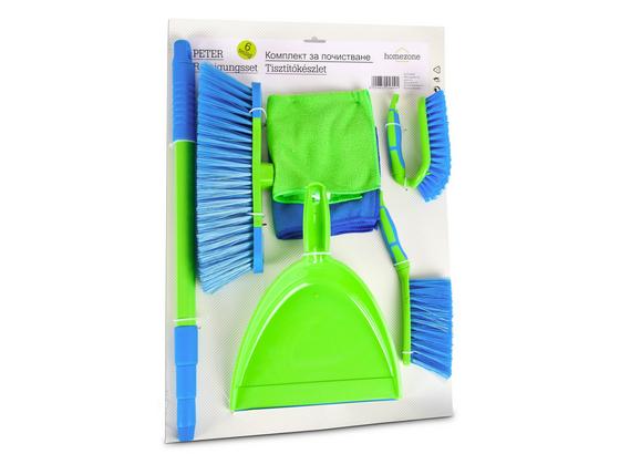 Reinigungsset Peter - Blau/Grün, Basics, Kunststoff/Textil (59/39/8cm) - Homezone Reinigungsset Peter - Blau/Grün, Basics, Kunststoff/Textil (59/39/8cm) - Homezone
