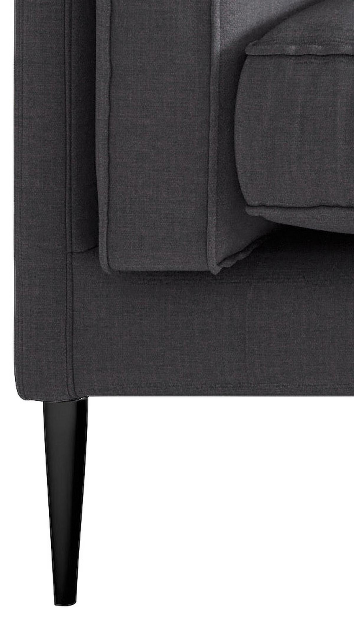 Sitzgarnitur Austin - Graubraun/Braun, Design, Textil - Livetastic