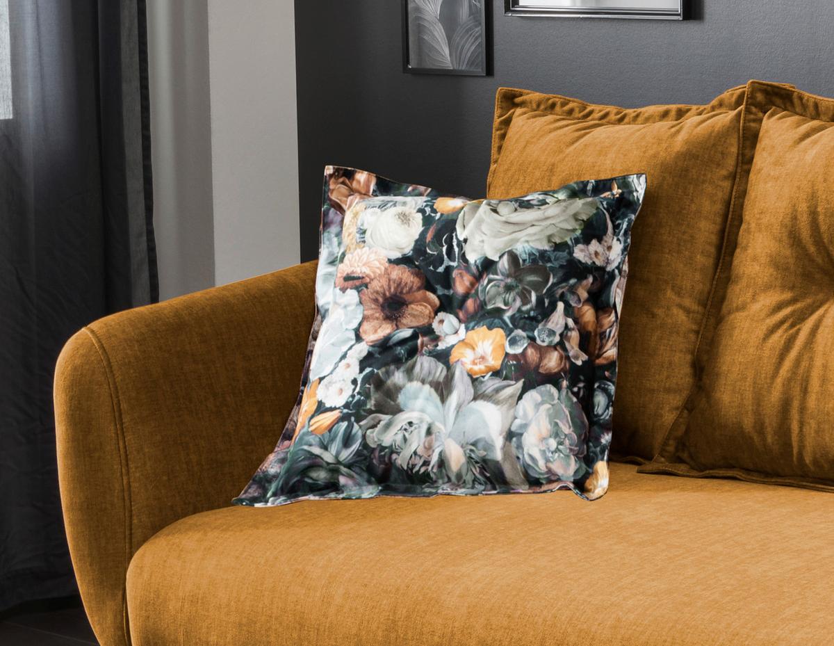 3-Sitzer-Sofa Baggio Gelb B: 236 cm - Gelb/Buchefarben, MODERN, Textil (236/94/103cm) - Livetastic