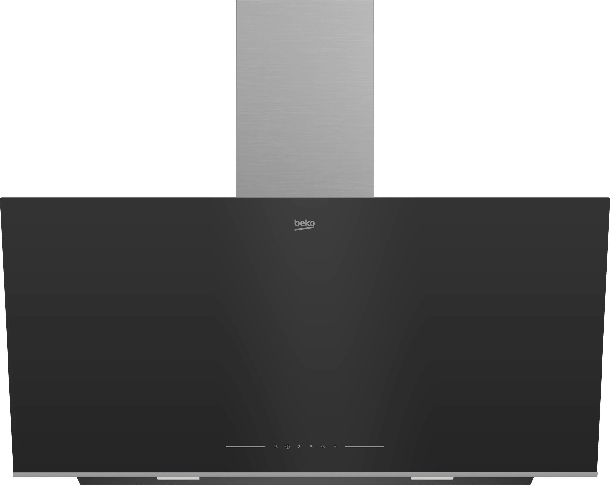 Dunstabzugshaube Bhca96641bbhs -Beko- - Schwarz, MODERN (90/113,8/41,9cm) - Beko