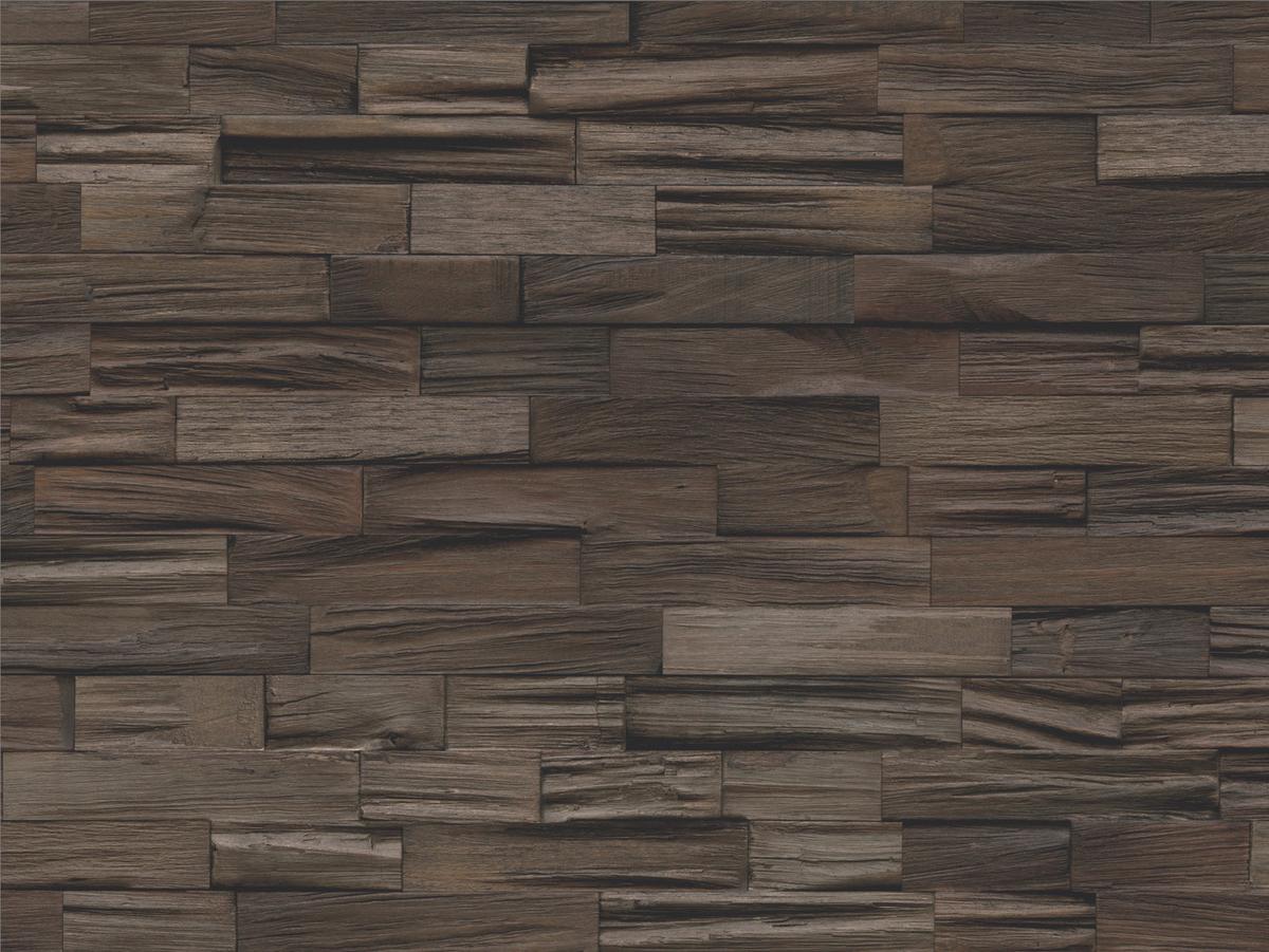 Wandverkleidung Fsc Axw Bangkirai Charred - Dunkelbraun, Basics, Holz (50/20/1.8cm)