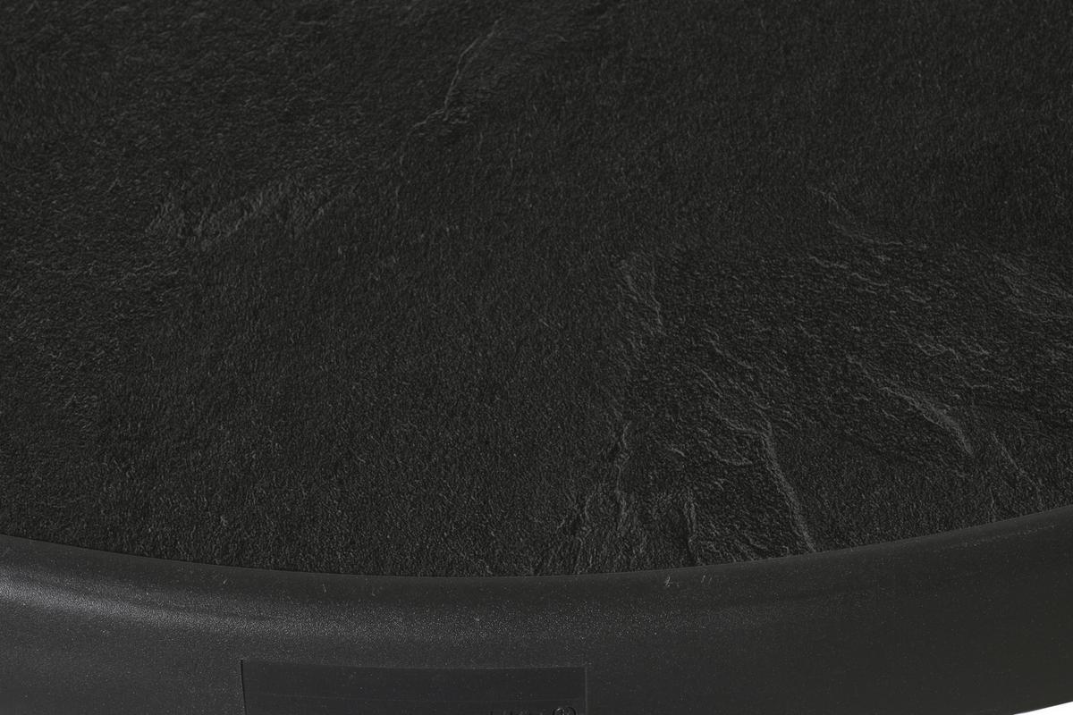 Gartentisch Klappbar Holzwerkstoff/Metall ⌀ 86 cm - Graphitfarben, MODERN, Holzwerkstoff/Metall (86/86/72cm) - Sieger