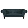 3-Sitzer-Sofa Preston Dunkelgrau B: 232 cm - Dunkelgrau/Braun, Design, Textil (232/79/97cm) - Livetastic