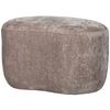 Hocker Popular Taupe B: 73cm - Taupe, Design, Textil (73/43/51cm) - Livetastic
