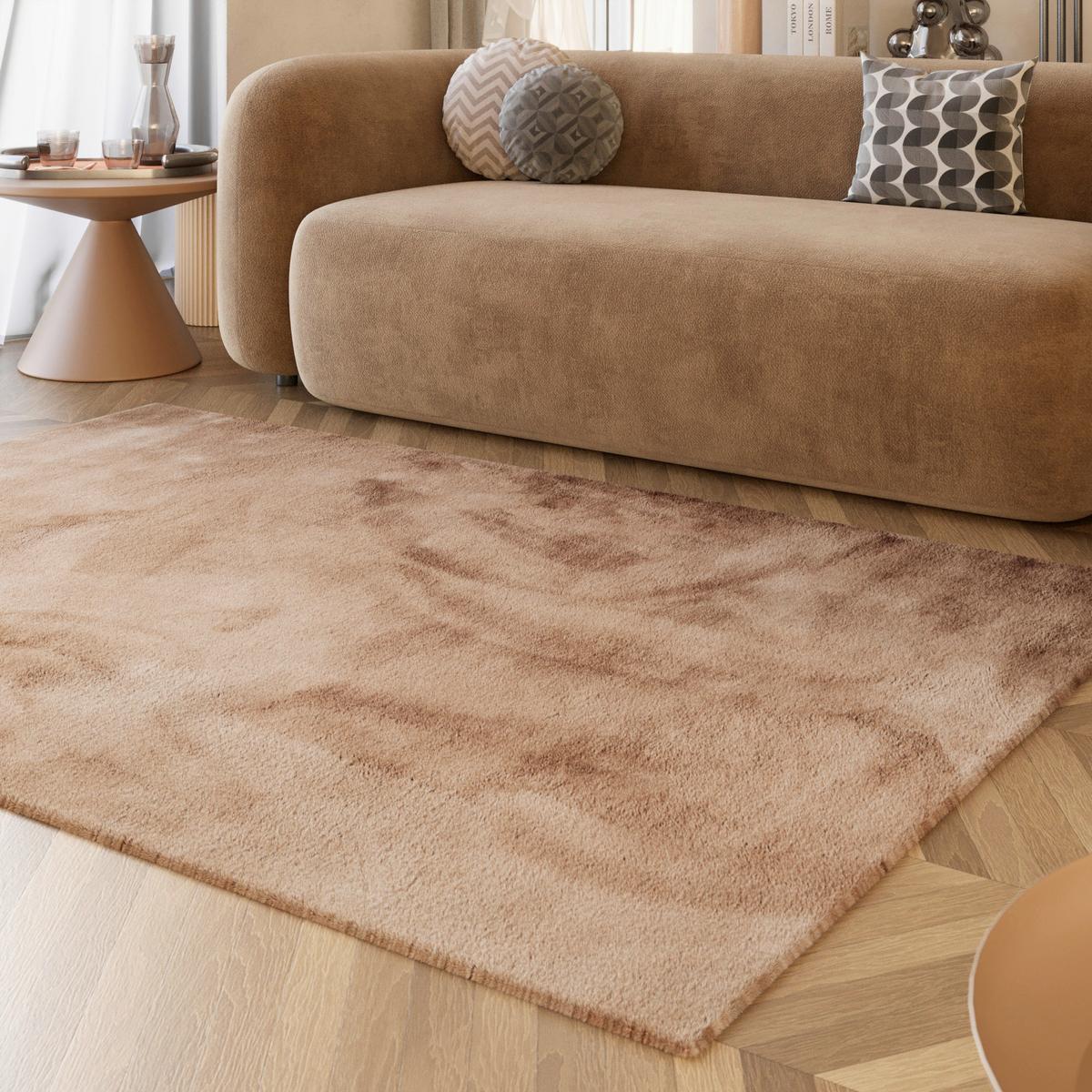 Hochflorteppich Alice Altrosa 70x140 Cm - Altrosa, KONVENTIONELL, Textil (70/140cm) - Esprit