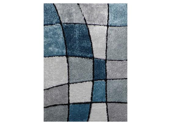 Koberec S Vysokým Vlasem Fancy 3 - šedá/modrá, Konvenční, textil (120/170cm) - Mömax modern living Koberec S Vysokým Vlasem Fancy 3 - šedá/modrá, Konvenční, textil (120/170cm) - Mömax modern living