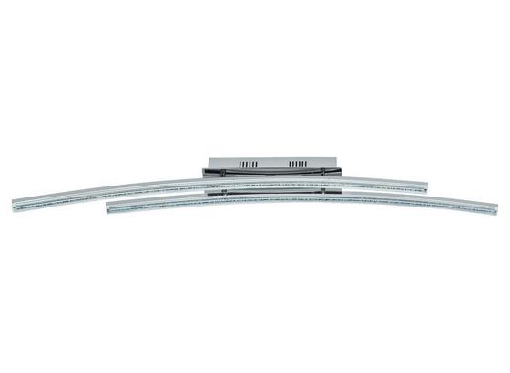 LED-Deckenleuchte Pertini - Chromfarben/Transparent, MODERN, Kunststoff/Metall (96/8/11cm) LED-Deckenleuchte Pertini - Chromfarben/Transparent, MODERN, Kunststoff/Metall (96/8/11cm)