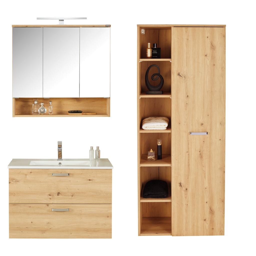 Badezimmer Fresh Eiche Dekor 4-teilig
