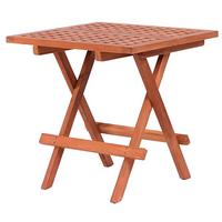 Gartenbeistelltisch Klappbar, Woodie aus Teakholz B: 50 cm - Teakfarben, Basics, Holz (50/50/50cm) - Gardenson