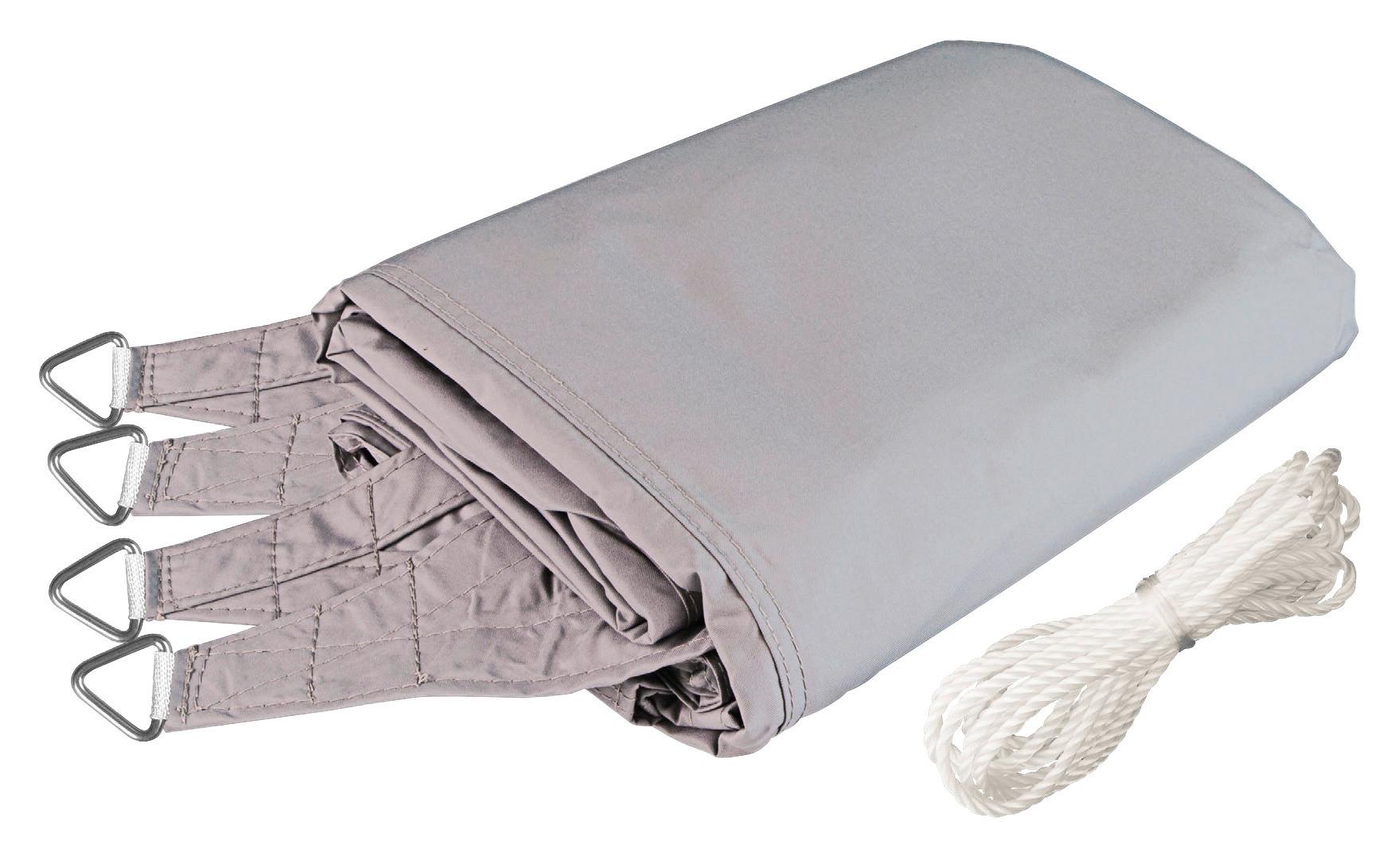 Sonnensegel Quadrat 5x5 m - Creme, Basics (500/500cm)