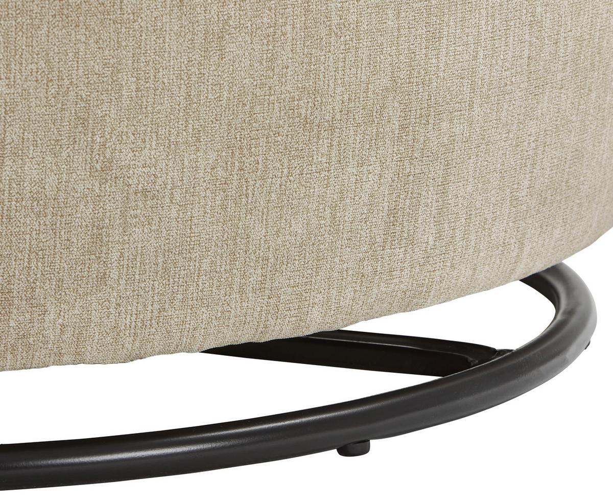 Sessel Boli Beige B: 92 Cm - Hellbraun/Beige, Design, Textil (92/80/84cm) - Livetastic