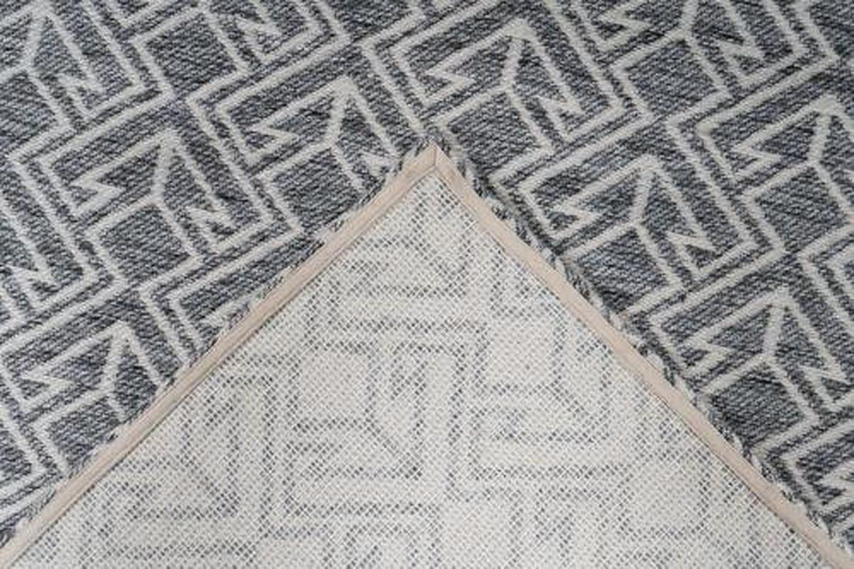 Webteppich Creme/grau Yoga 160x230 Cm - Creme/Grau, Trend, Textil (160/230cm) - Kayoom