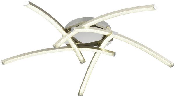 Moderne LED-Deckenleuchte mit Kristalleffekt