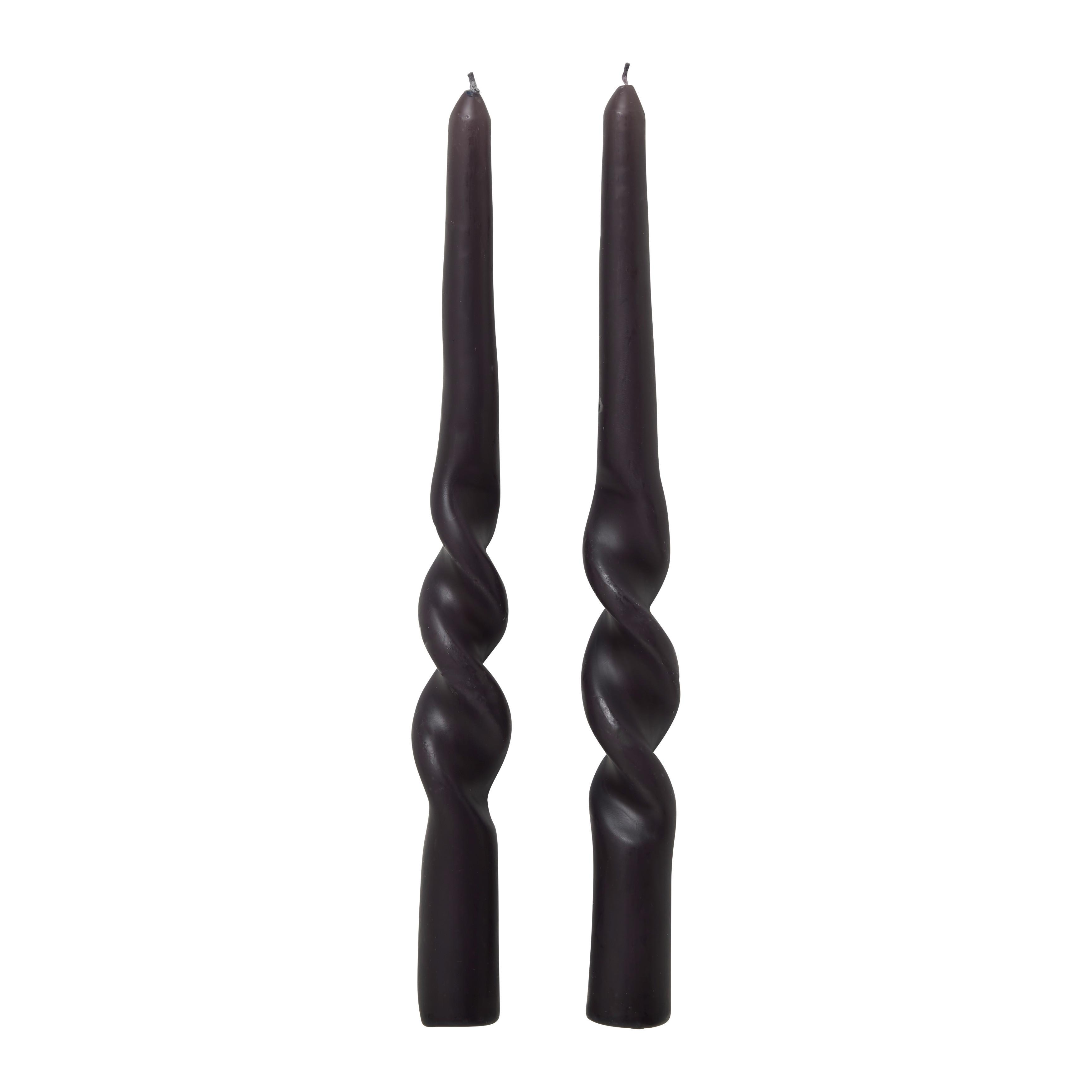 DLOUHÁ SVÍČKA CARINA - antracitová, Moderní, přírodní materiály (2,5/23cm) - Modern Living