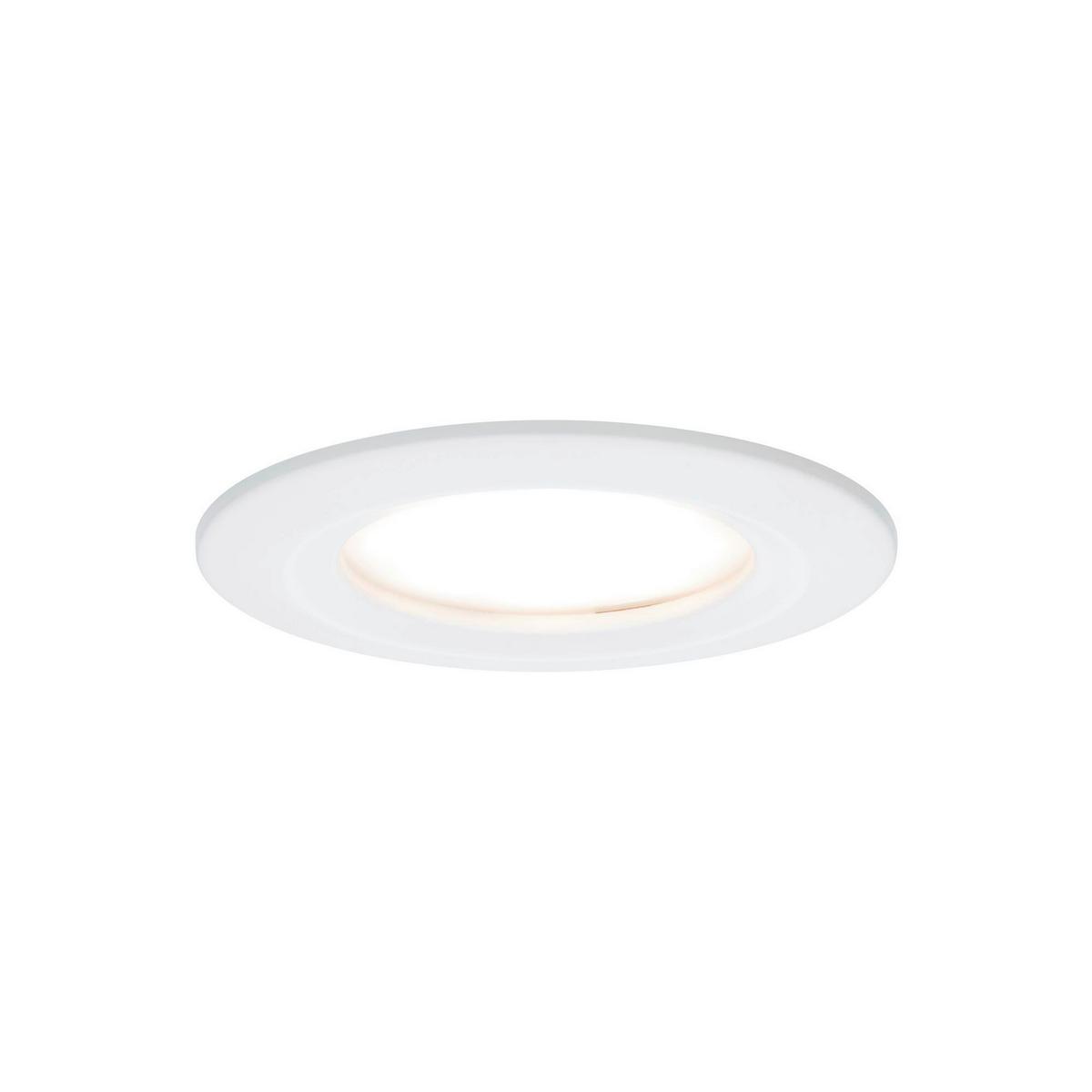 Led-deckenleuchte 3er-set Ø 7,8 Cm, Rund - Alufarben/Weiß, Basics, Metall (7.8cm) - Paulmann