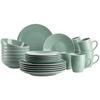 Kombiservice Elissa 6 Personen Geschirr Set - Grün, Basics, Keramik (46,5/33/32cm) - Mäser