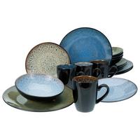 Kombiservice Bali Keramik 4 Personen Geschirr Set - Multicolor, LIFESTYLE, Keramik - Creatable