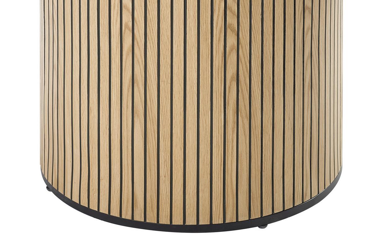 Esstisch Naturfarben/schwarz B: 100 Cm - Schwarz/Naturfarben, MODERN, Holz/Holzwerkstoff (100/100/75cm) - Livetastic