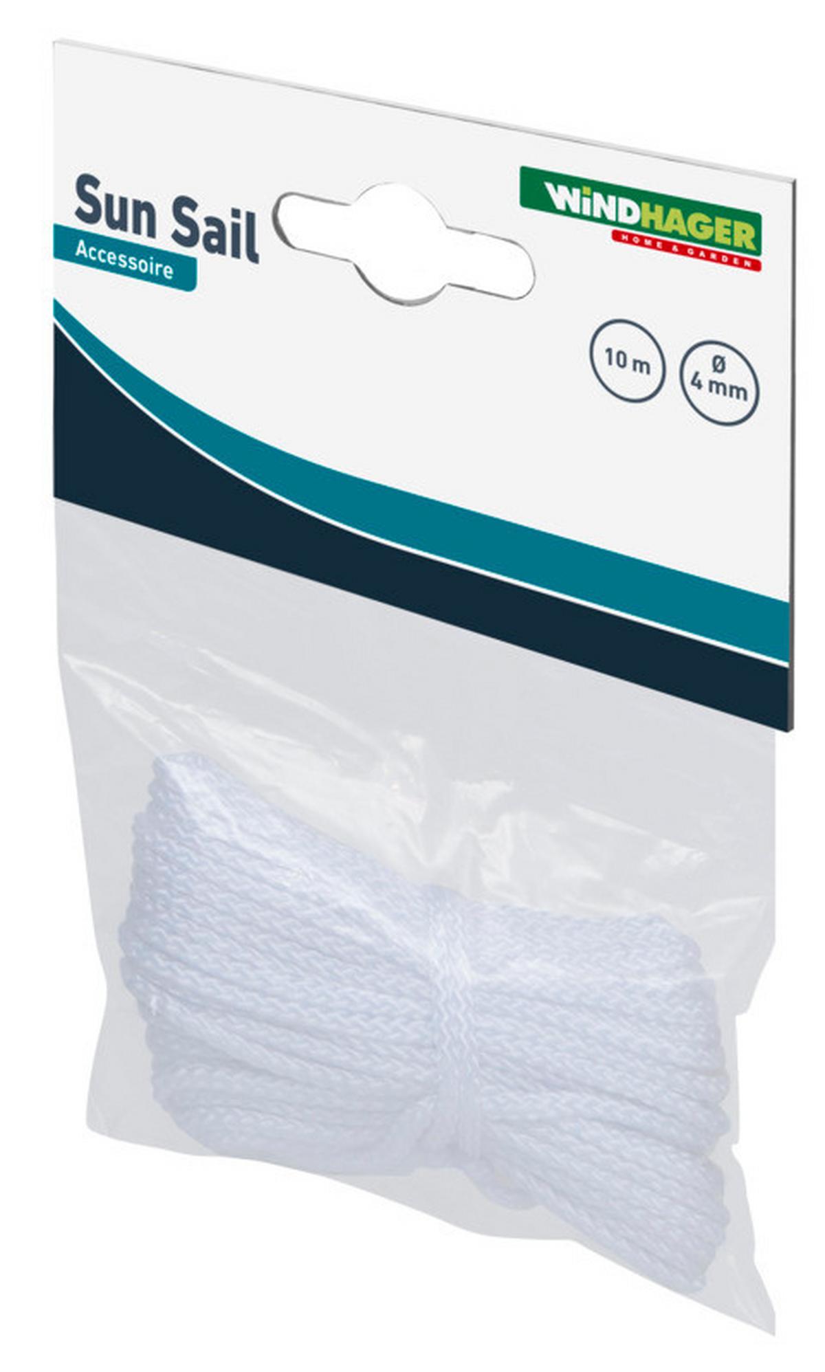 Vielzweckseil Pp-Seil Weiss - Weiß, Basics, Textil (0,6/2000cm)