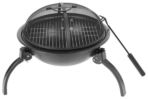 Große Feuerschale mit Grillrost kaufen