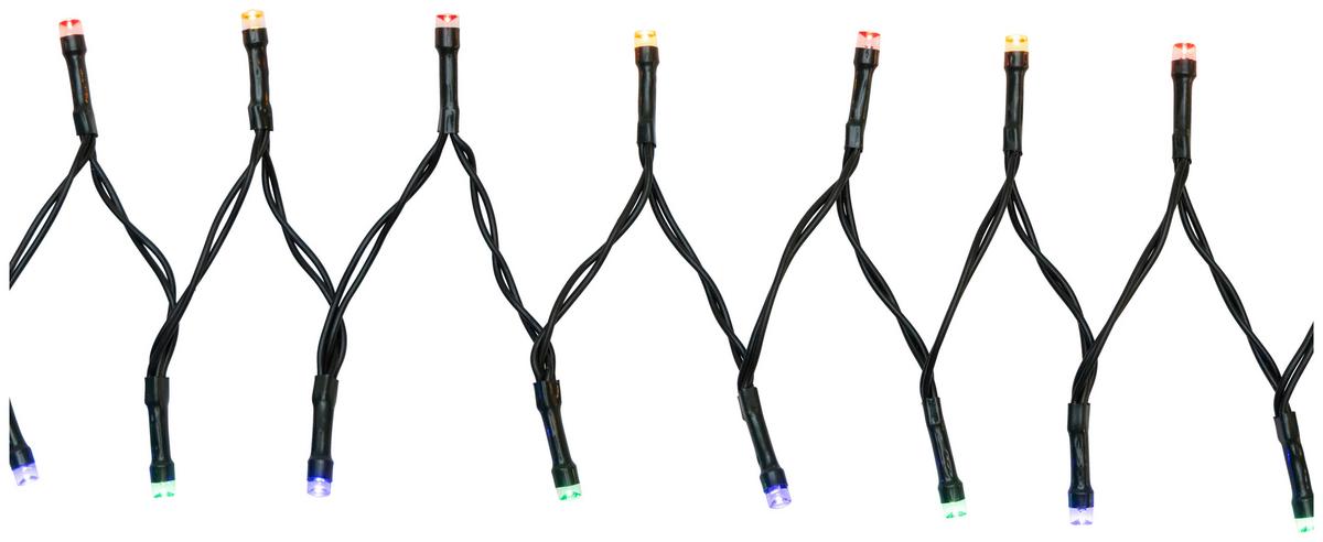 SVĚTELNÝ ŘETĚZ TIP - tmavě zelená, Romantický / Rustikální, plast (595cm) - Mömax