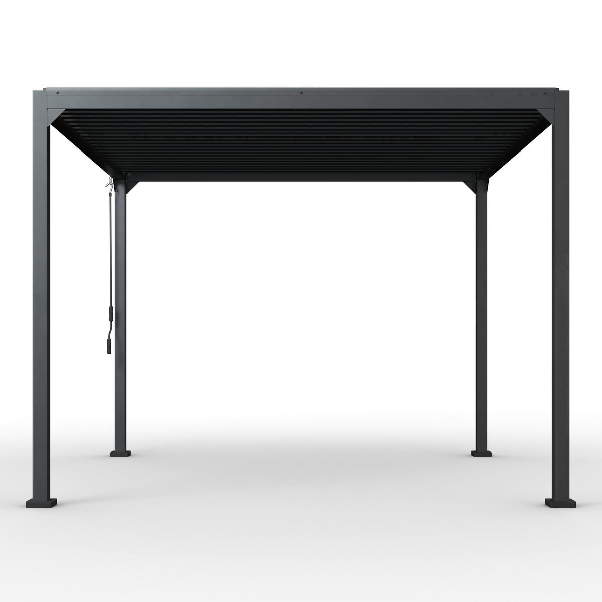 PAVILÓN SUNNY - antracitová, Modern, kov (300/300/277cm) - Mömax