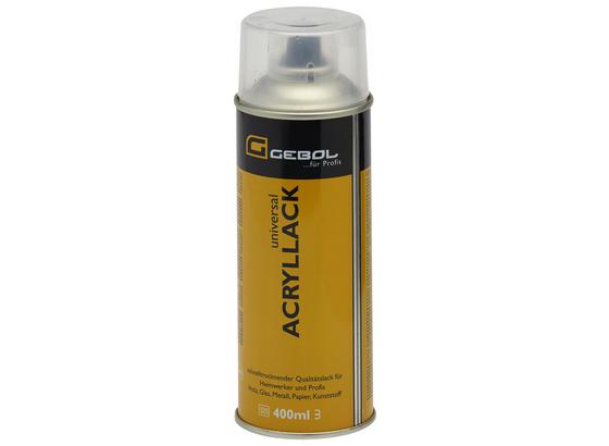 Acryl-Glanzlack Klar - Klar, KONVENTIONELL (25cm) - GEBOL Acryl-Glanzlack Klar - Klar, KONVENTIONELL (25cm) - GEBOL