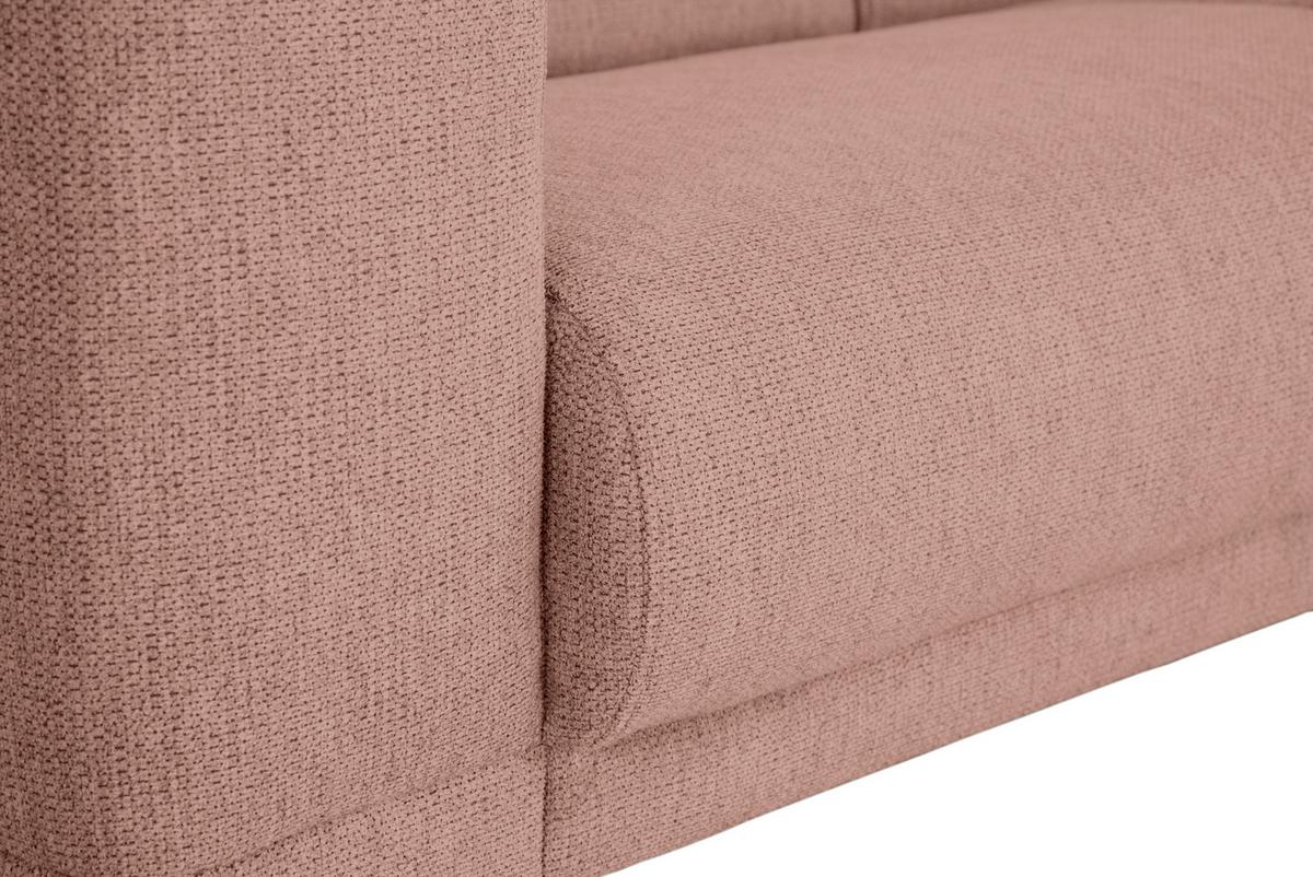 3-sitzer-sofa Oslo Taupe B: 218 Cm - Taupe/Schwarz, Design, Textil (218/77/93cm) - MID.YOU
